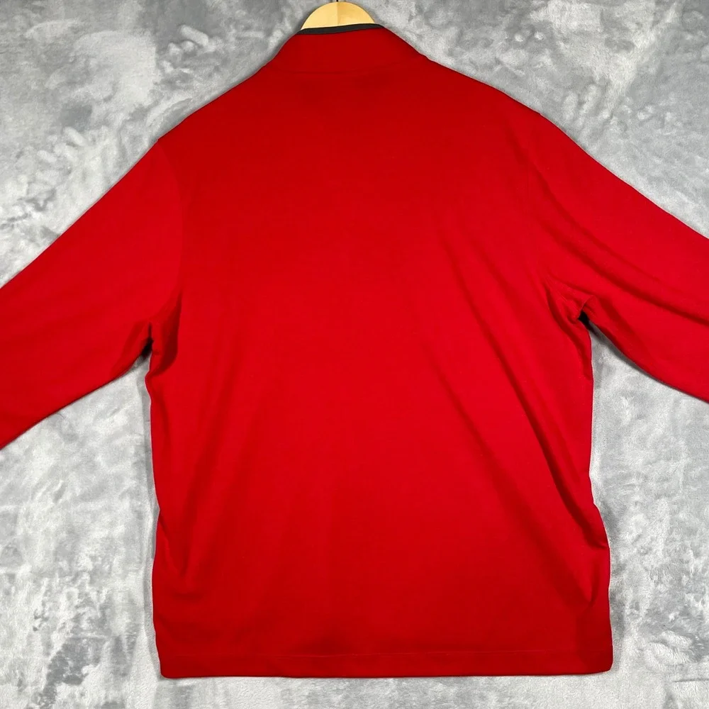 Nike Mens St Louis Cardinals Dri-FIT Quarter Zip Pullover Red XL New NWT MLB